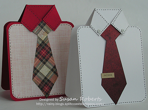 On card front, measure 1″ down from the fold and draw